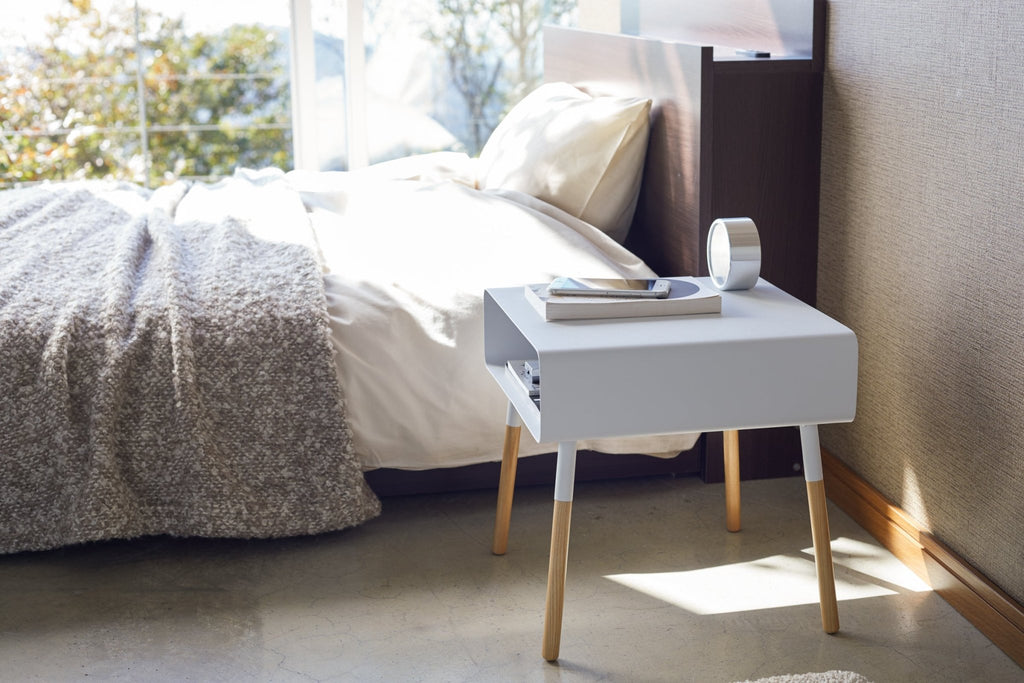 Storage Table - Short (14" H) - Steel + Wood - Paranoid Ranch