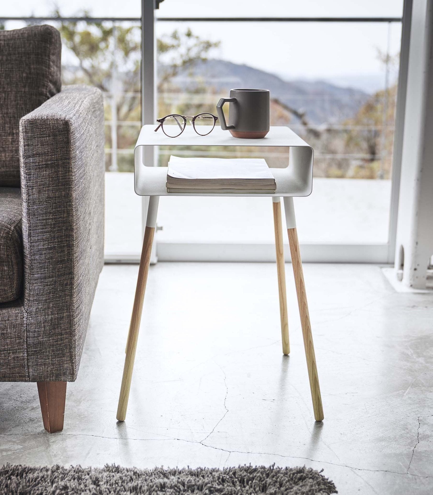Storage Table - Tall (23" H) - Steel + Wood - Paranoid Ranch