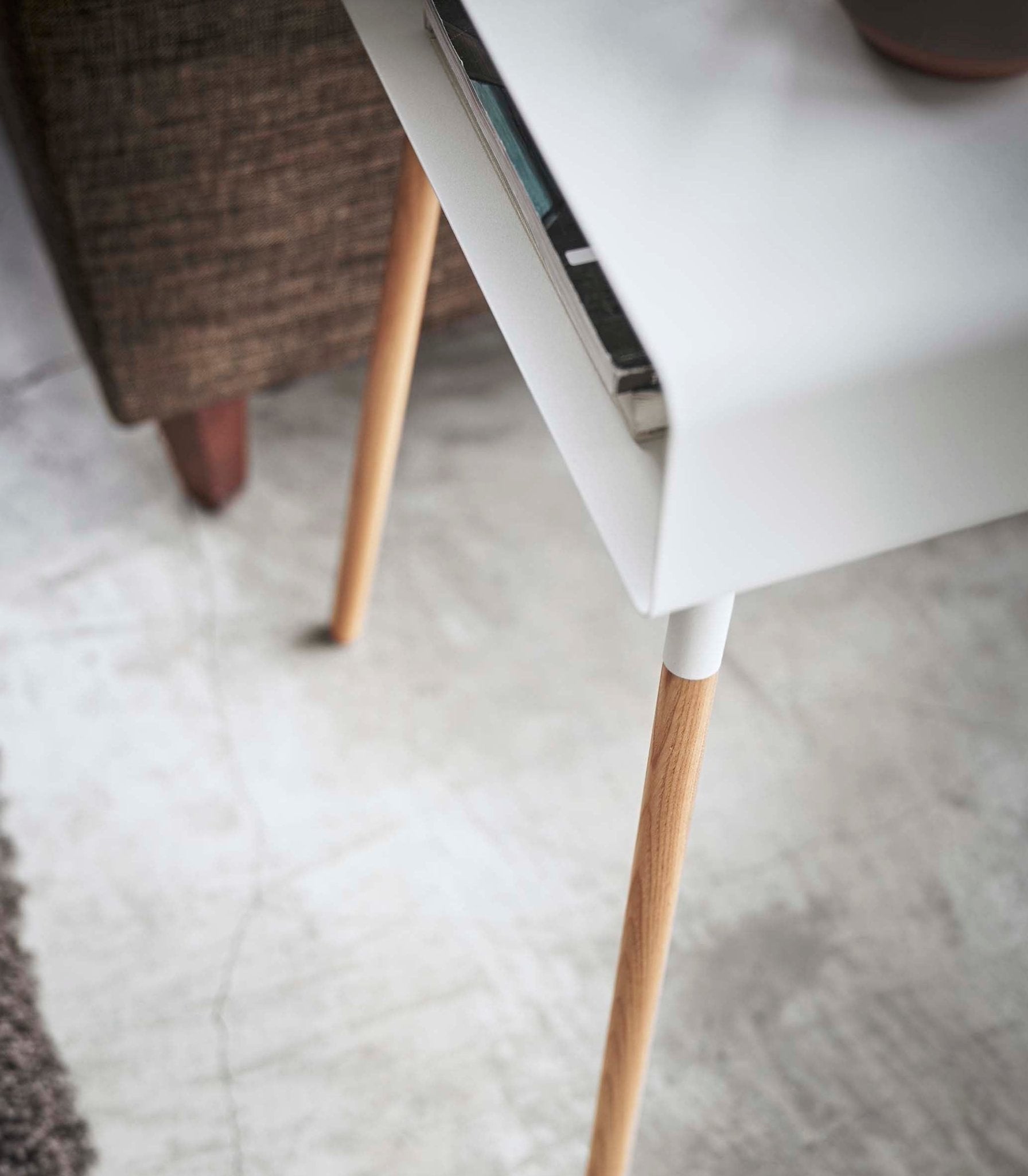 Storage Table - Tall (23" H) - Steel + Wood - Paranoid Ranch