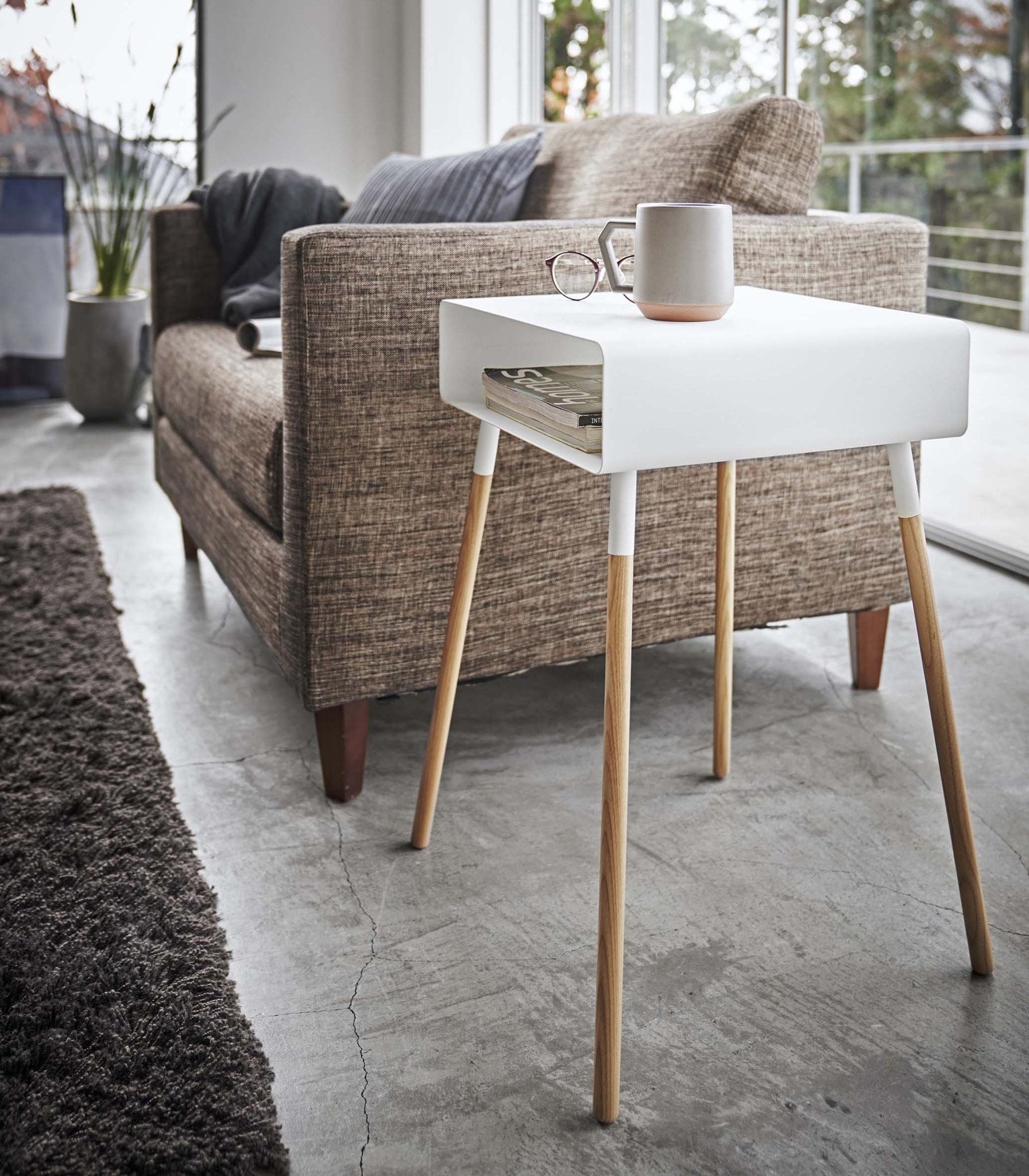 Storage Table - Tall (23" H) - Steel + Wood - Paranoid Ranch