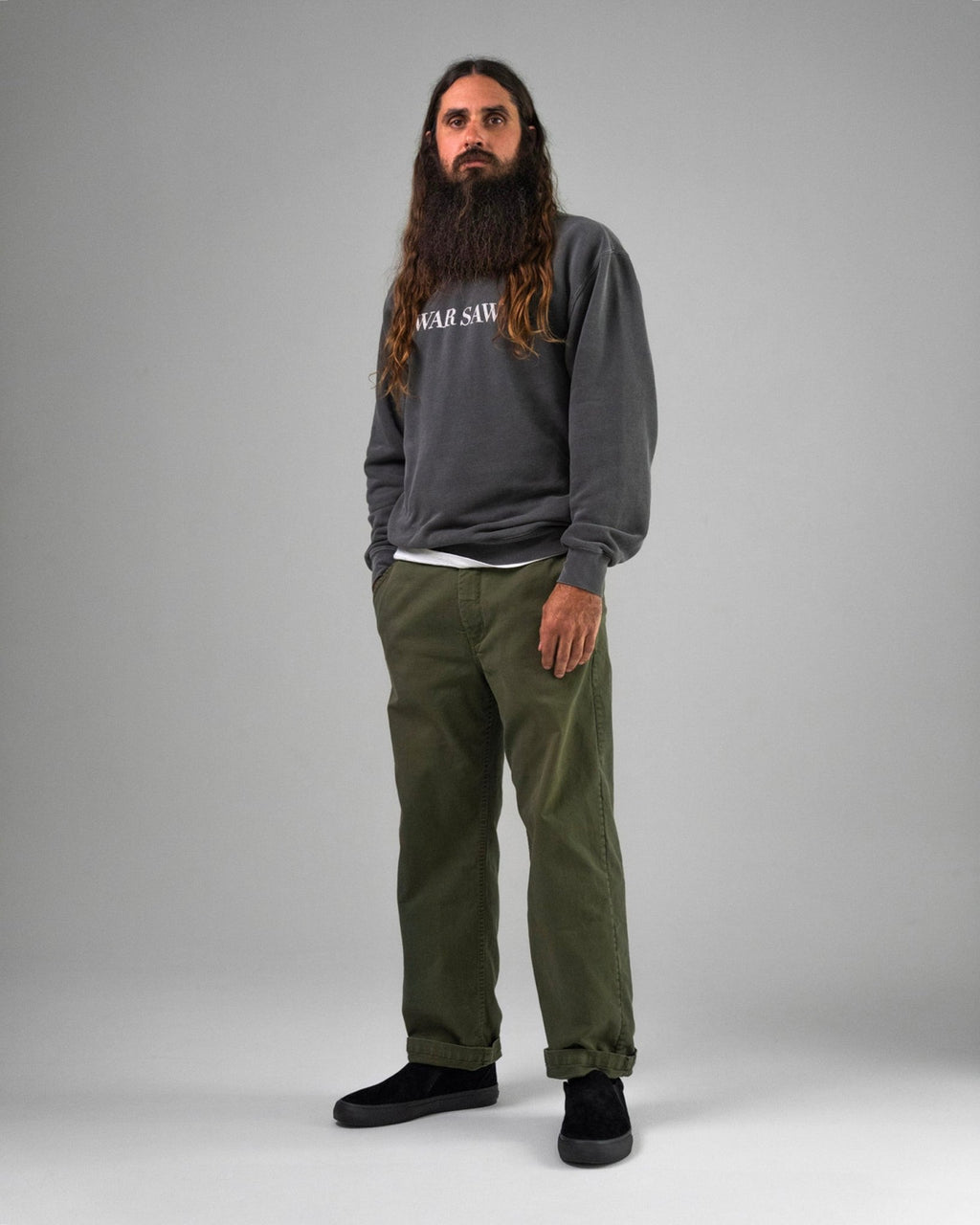 Stranger Slip - On | Black / Black - Paranoid Ranch