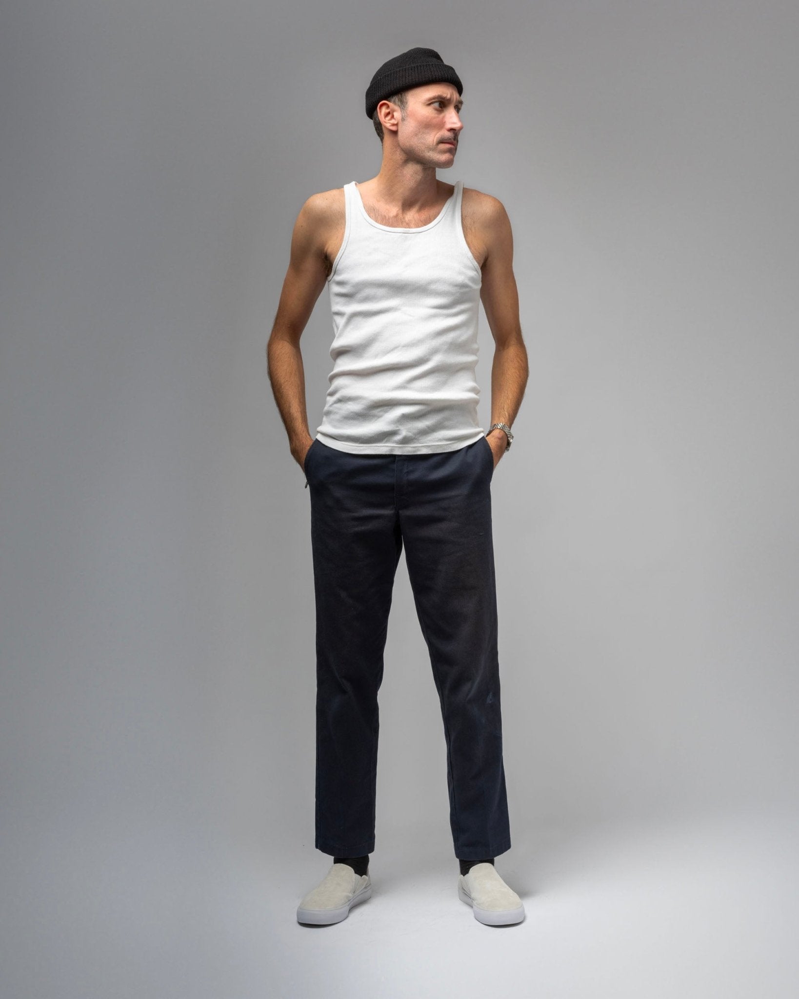 Stranger Slip - On | White / White - Paranoid Ranch