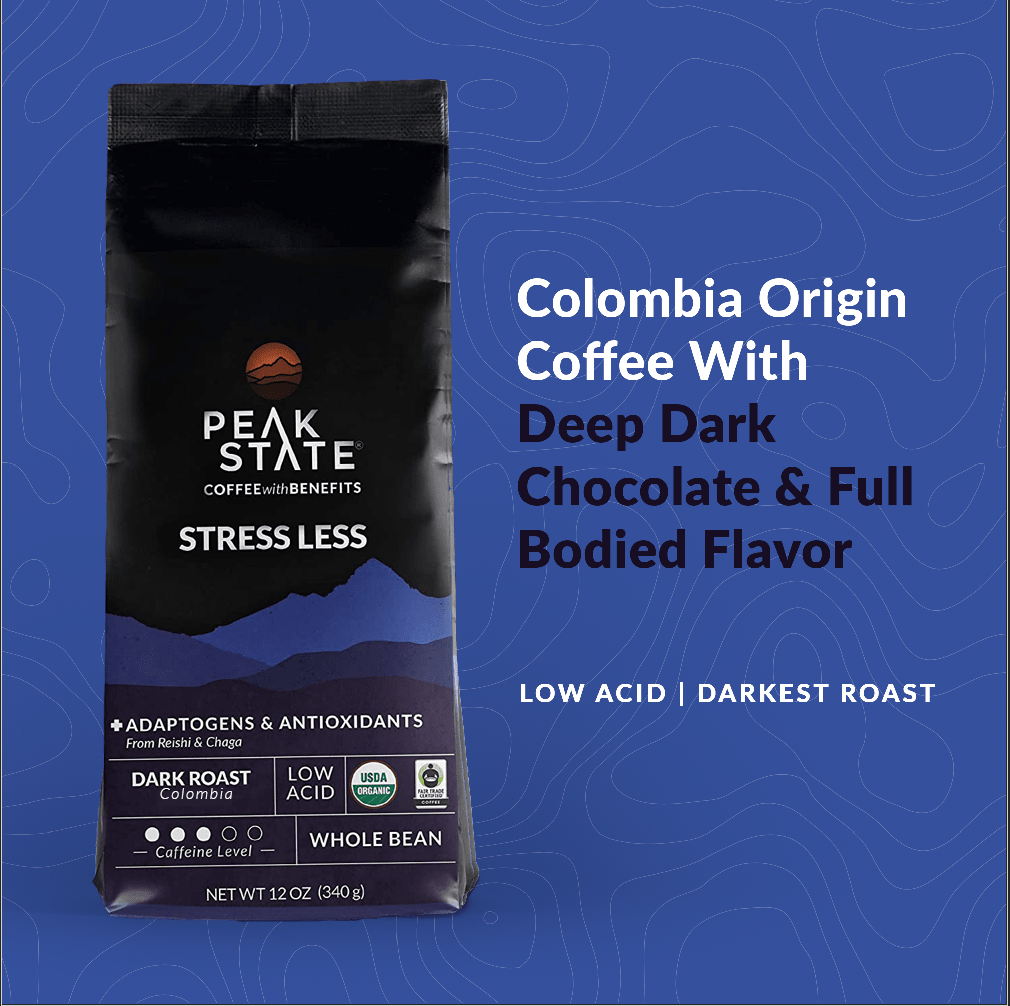 STRESS LESS Dark Roast - 5lb - Paranoid Ranch