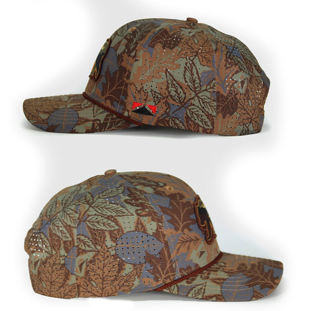 Sunset Bear Cloud Texture 5-Panel Rope Cap - Paranoid Ranch