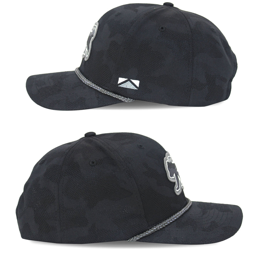 Sunset Bear Cloud Texture 5-Panel Rope Cap - Paranoid Ranch