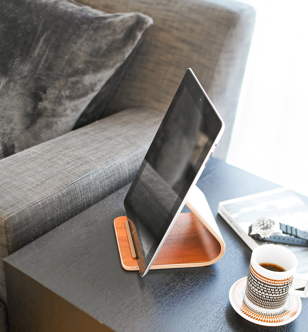 Tablet Stand - Wood - Paranoid Ranch