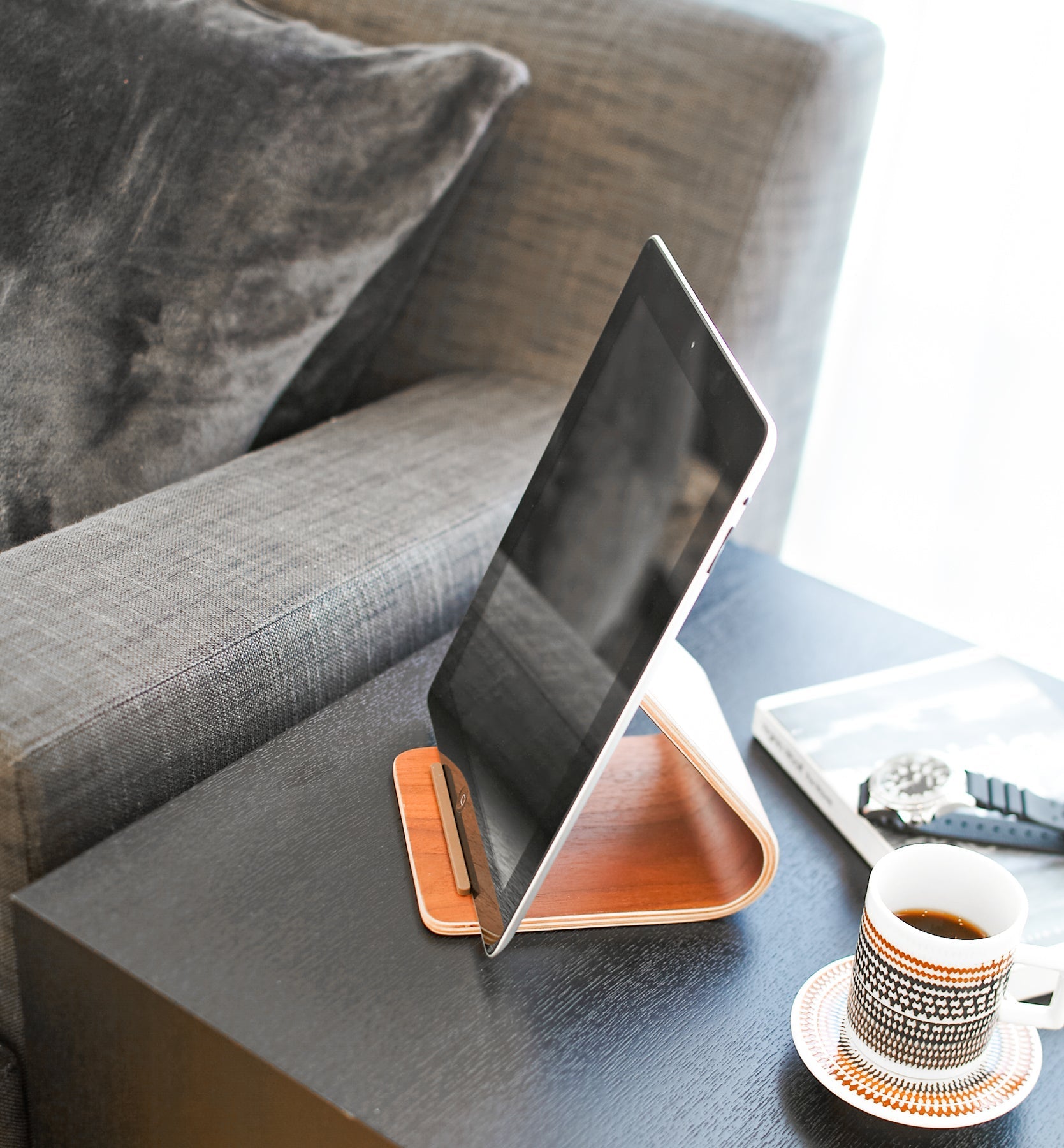 Tablet Stand - Wood - Paranoid Ranch