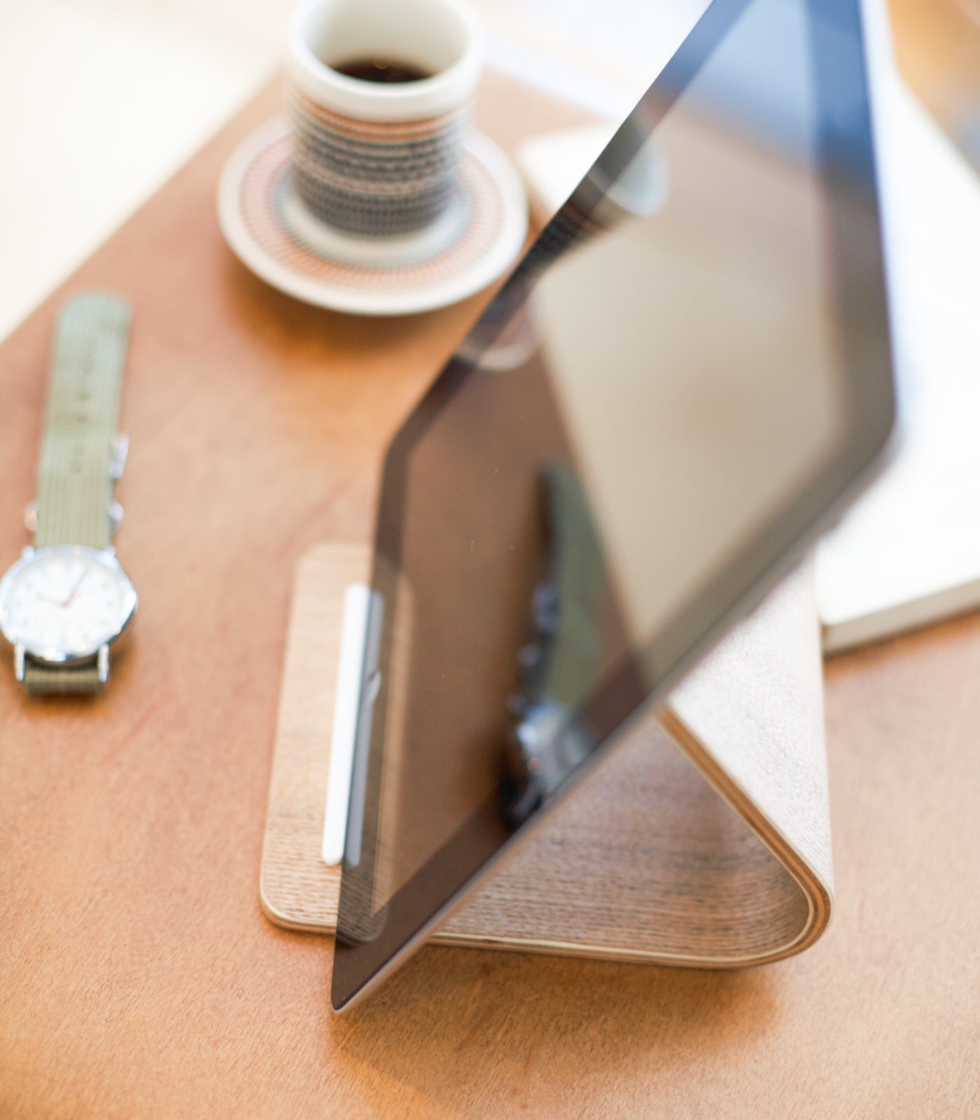 Tablet Stand - Wood - Paranoid Ranch