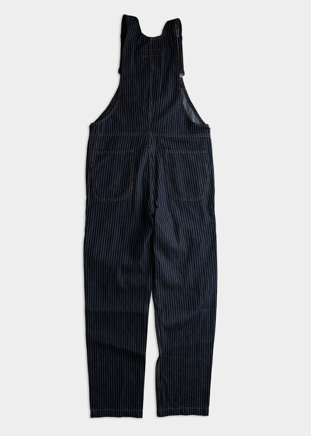 Tatham Striped Denim Overalls - Paranoid Ranch
