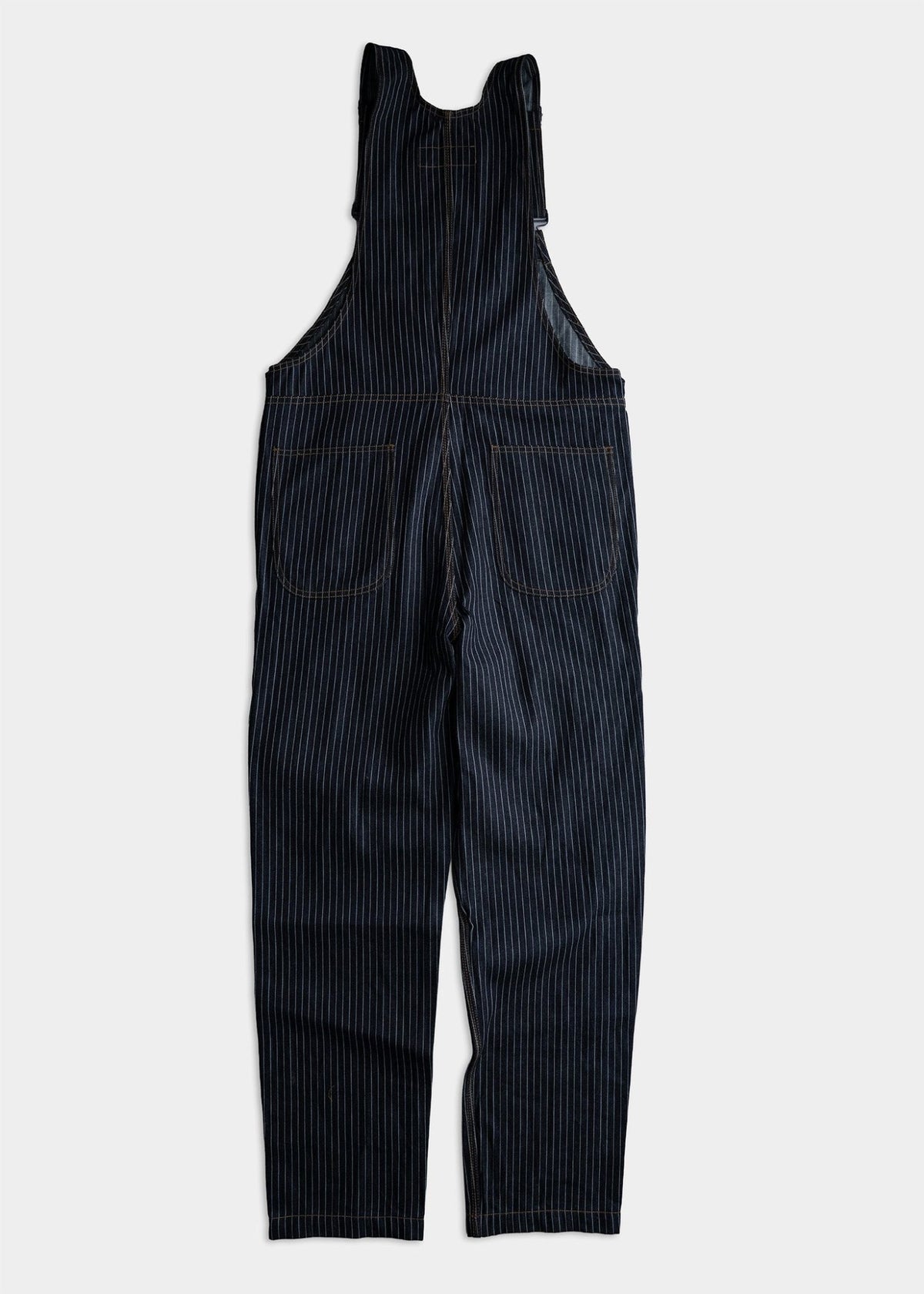 Tatham Striped Denim Overalls - Paranoid Ranch