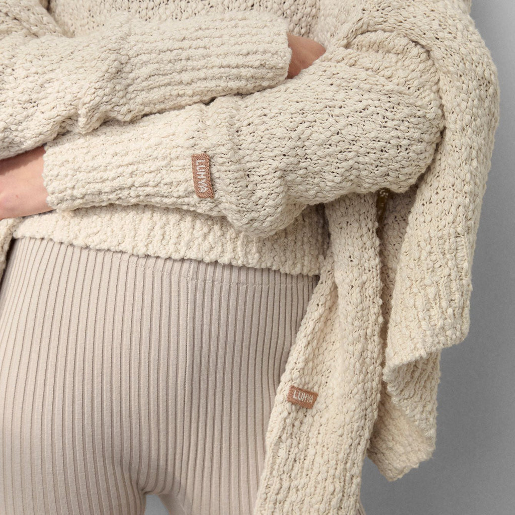 Textured Cotton Shrunken Crew Neck - Paranoid Ranch