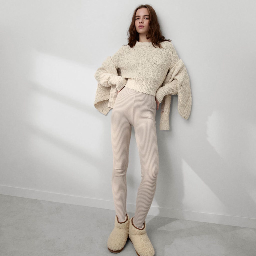 Textured Cotton Shrunken Crew Neck - Paranoid Ranch