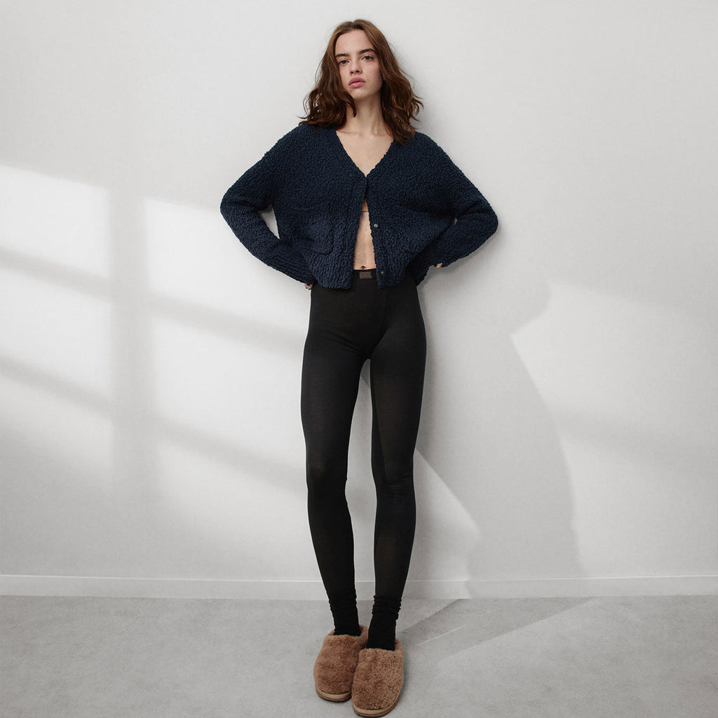 Textured Cotton Snap Front Cardigan - Paranoid Ranch