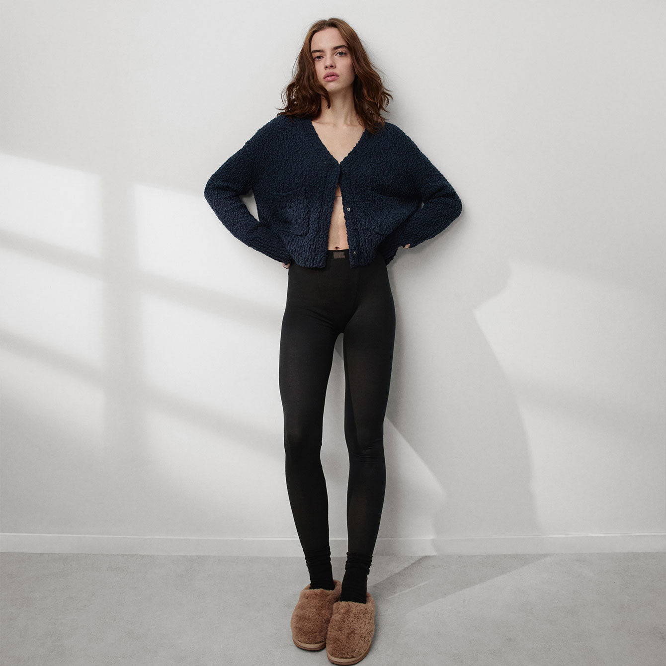 Textured Cotton Snap Front Cardigan - Paranoid Ranch