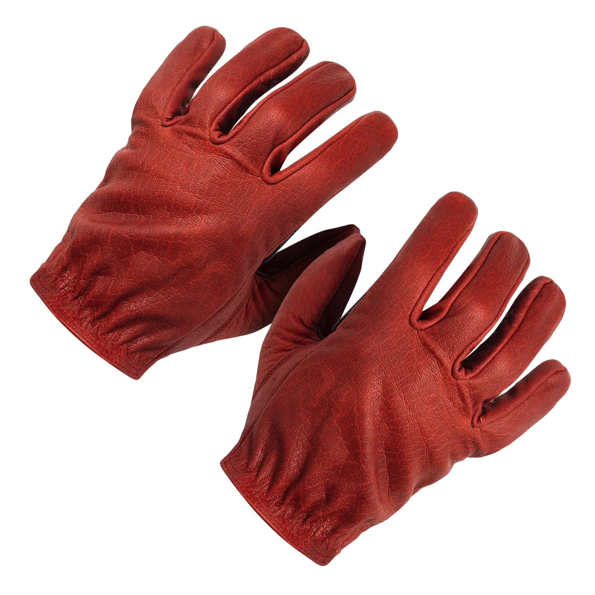 The Buffalo Leather Gloves - Ranch Burgundy - Paranoid Ranch