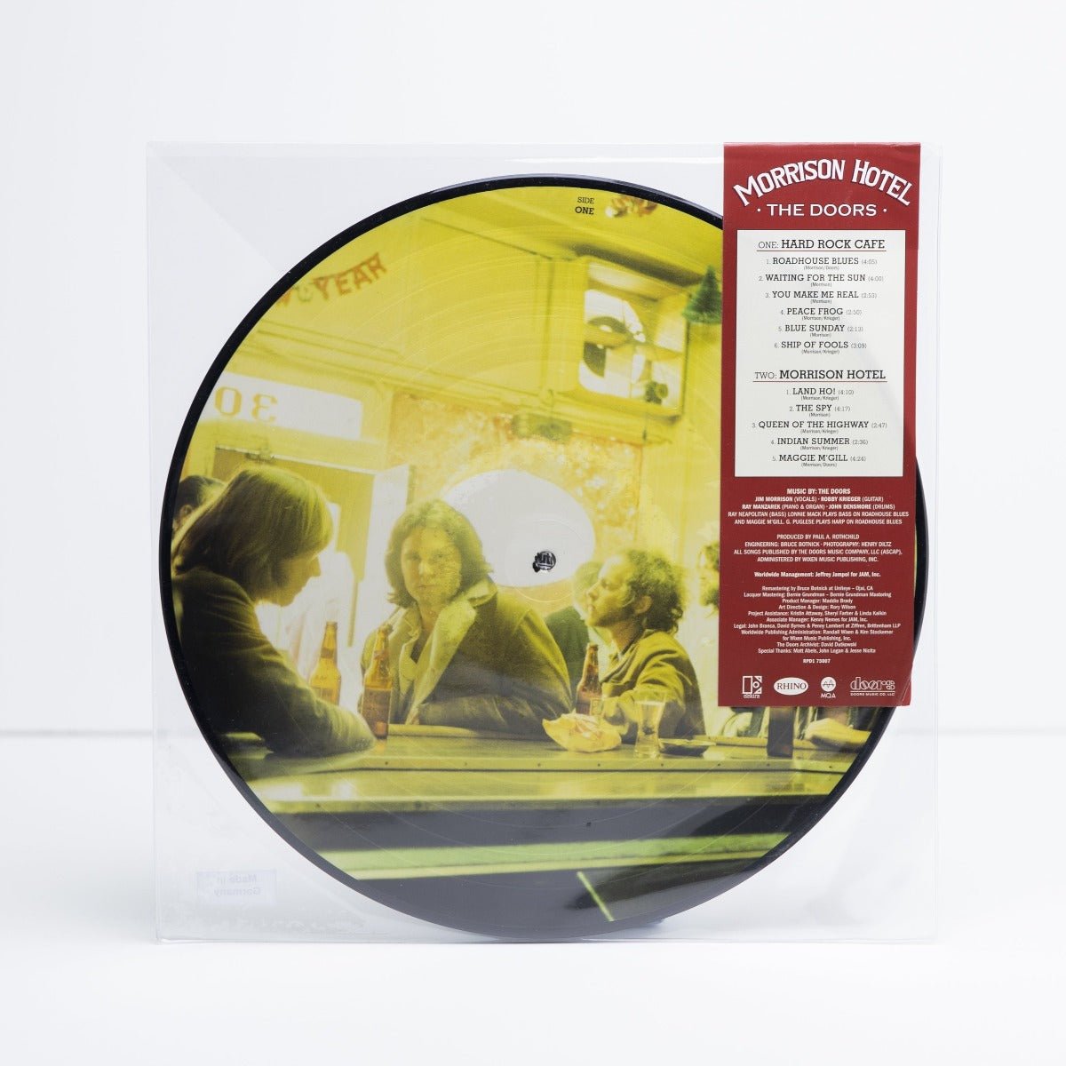 The Doors: 'Morrison Hotel' - 50th Anniversary Picture Disc Vinyl LP - Paranoid Ranch