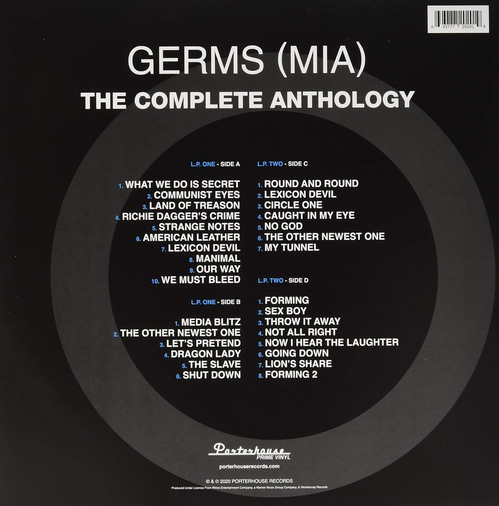 The Germs - M.I.A.: Complete Anthology - Paranoid Ranch