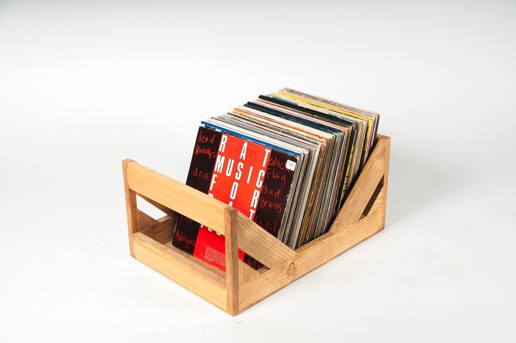 The Milk Crate Alternative: 12" Vinyl Record Storage - Paranoid Ranch