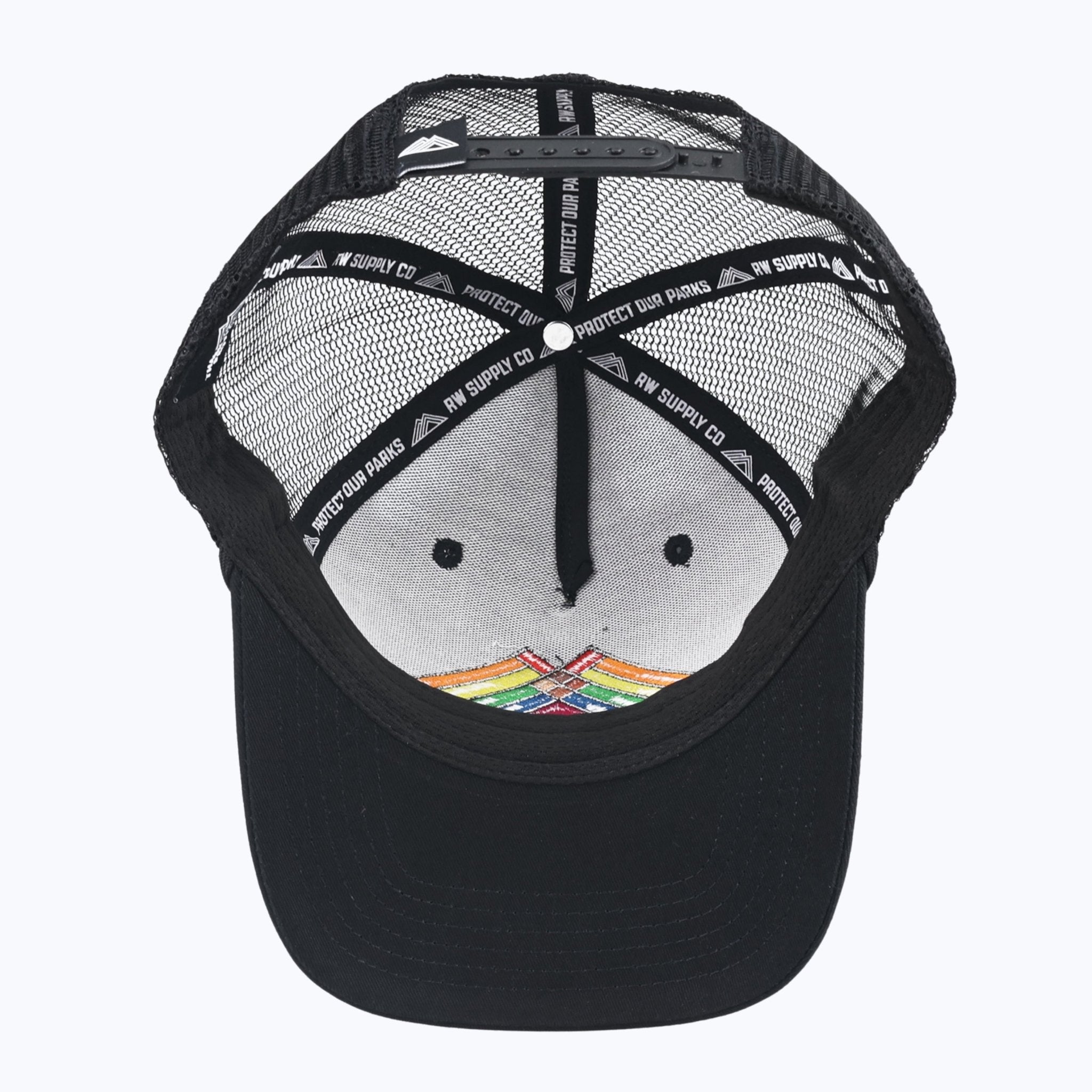 The Mountains Are For Everyone Embroidered Trucker Rope Cap - Paranoid Ranch