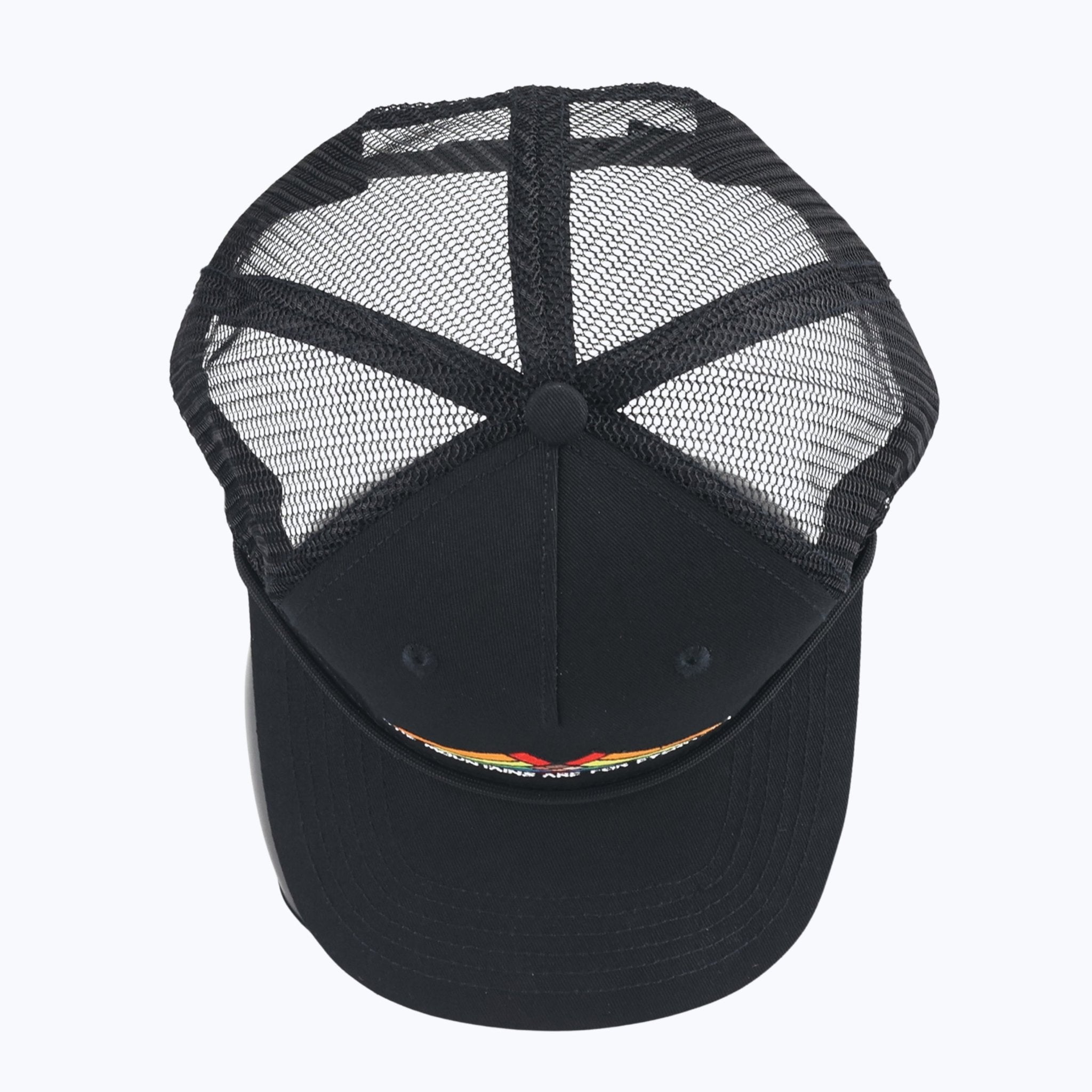 The Mountains Are For Everyone Embroidered Trucker Rope Cap - Paranoid Ranch