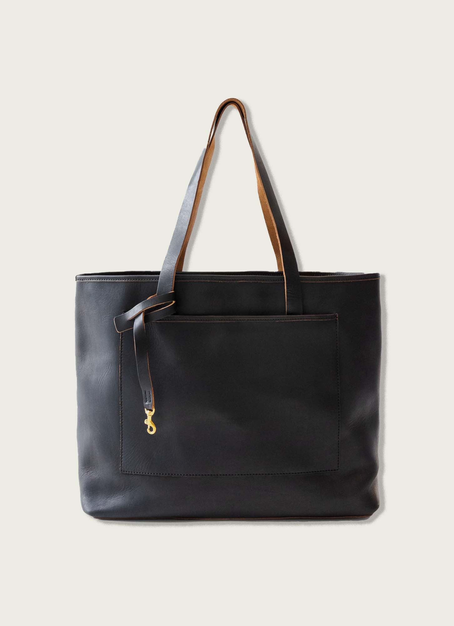 The Oversized Leather Tote - Paranoid Ranch