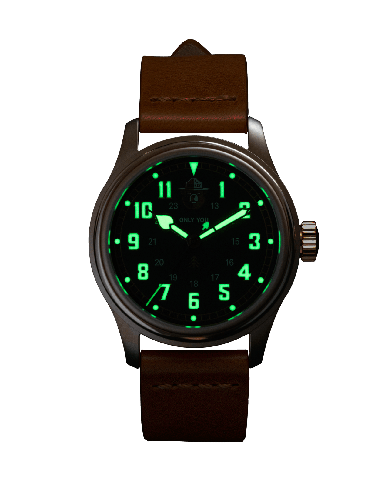 The Smokey Bear 80th Edition Forest Green Watch - Paranoid Ranch