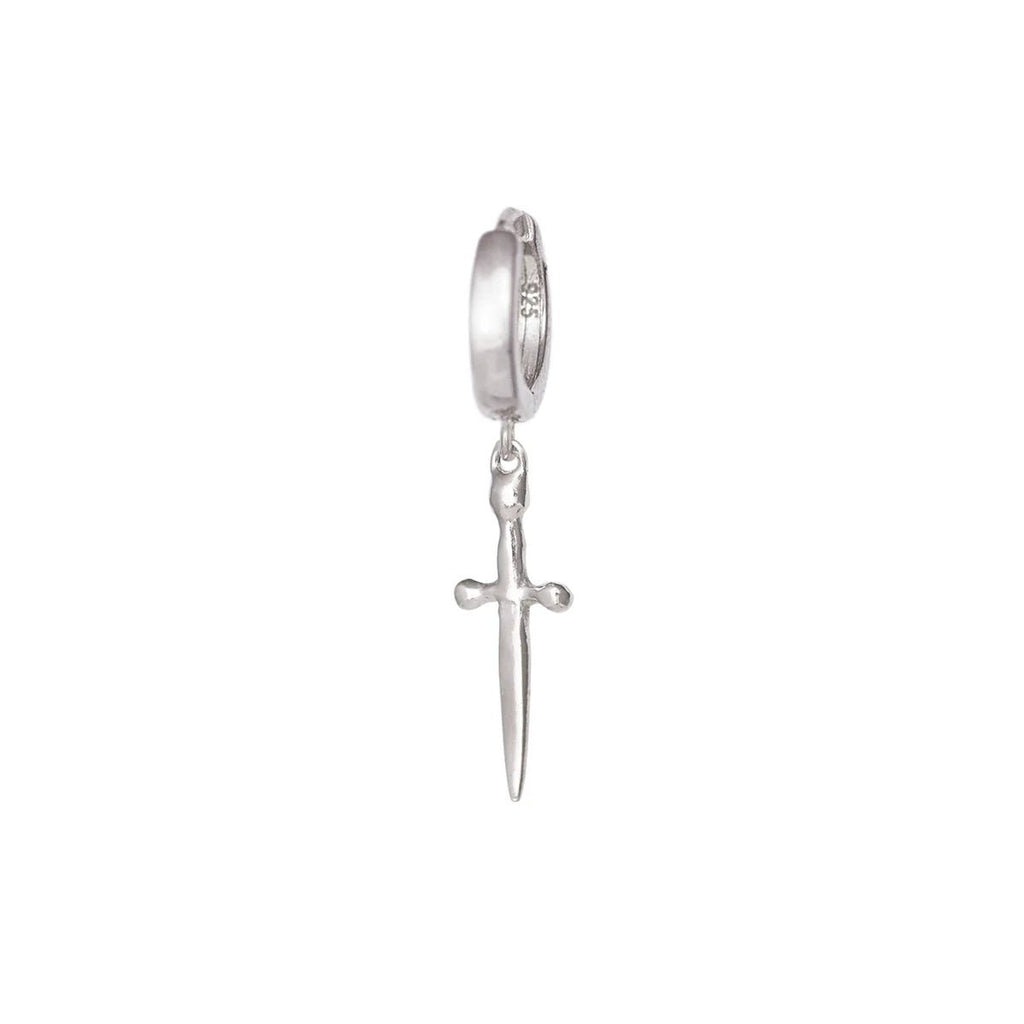 Tiny Dagger Hoop Earring - Paranoid Ranch