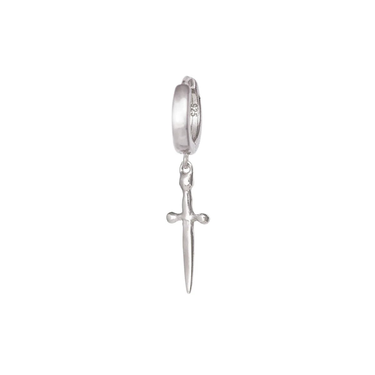 Tiny Dagger Hoop Earring - Paranoid Ranch