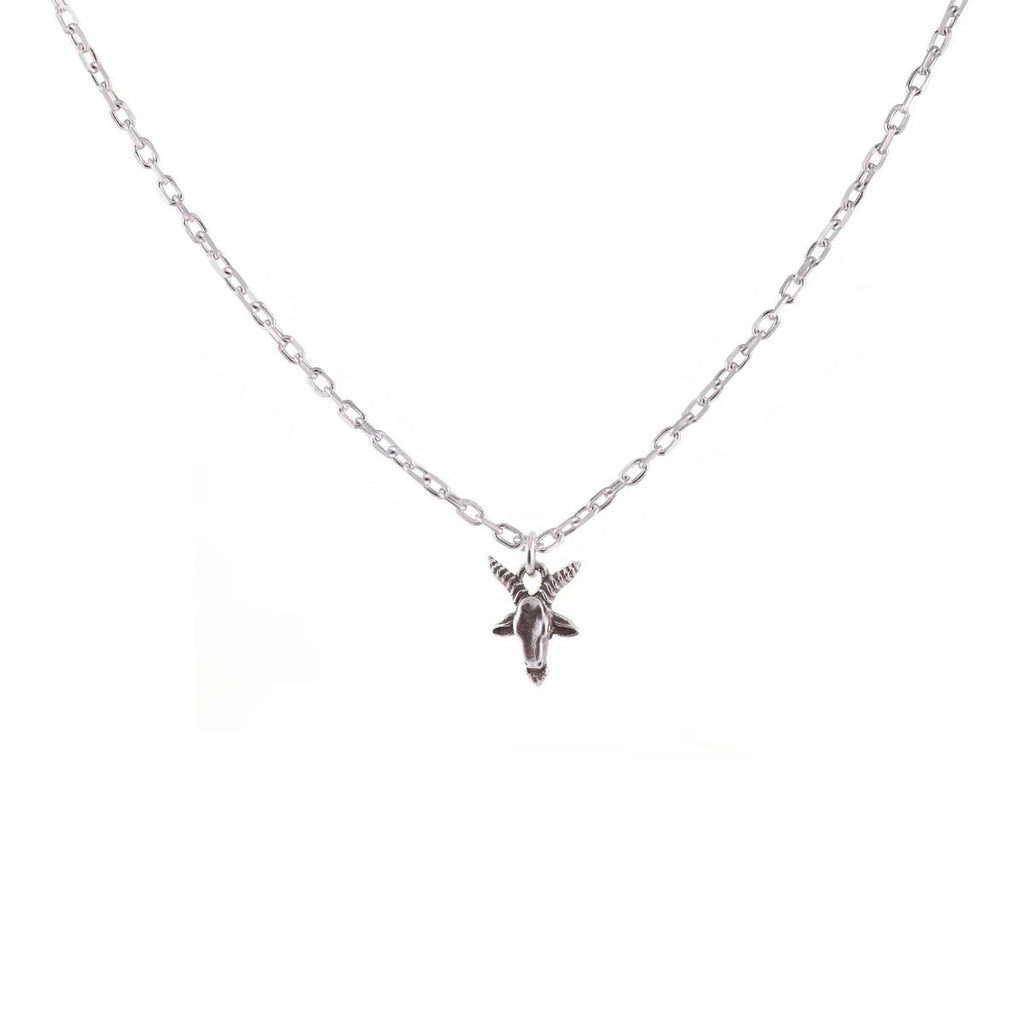Tiny Goathead Charm Necklace - Paranoid Ranch
