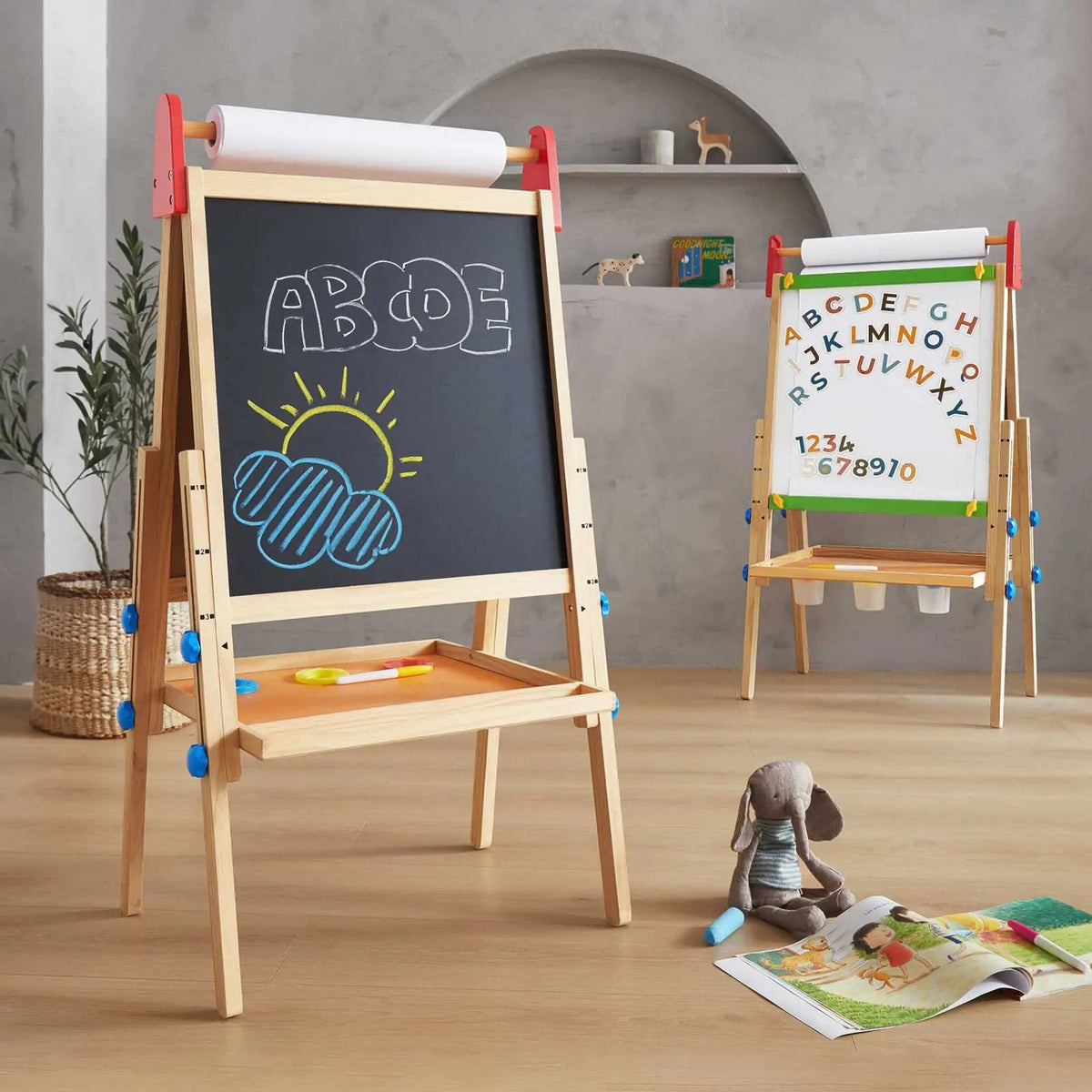 Tiny Land® 3-in-1 Art Easel for Kids - Paranoid Ranch