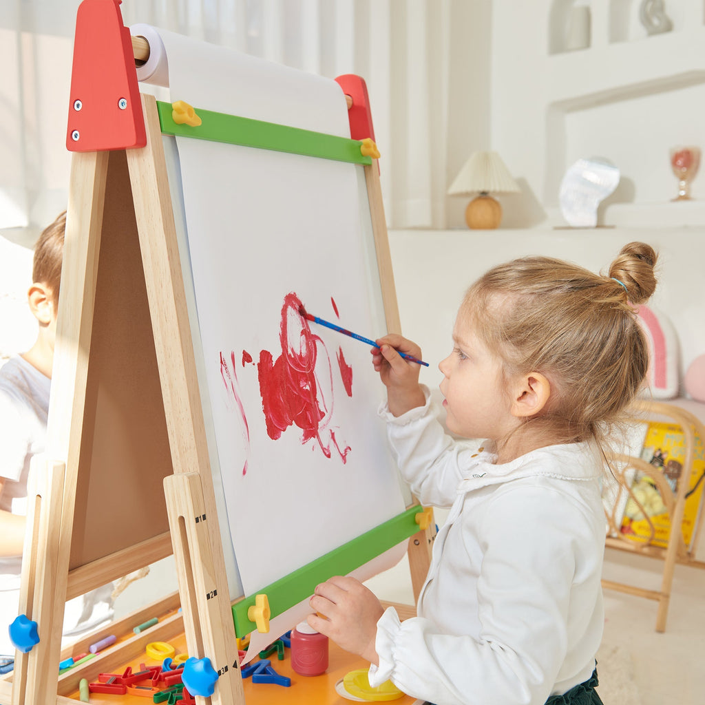 Tiny Land® 3-in-1 Art Easel & Paper Roll Set - Paranoid Ranch