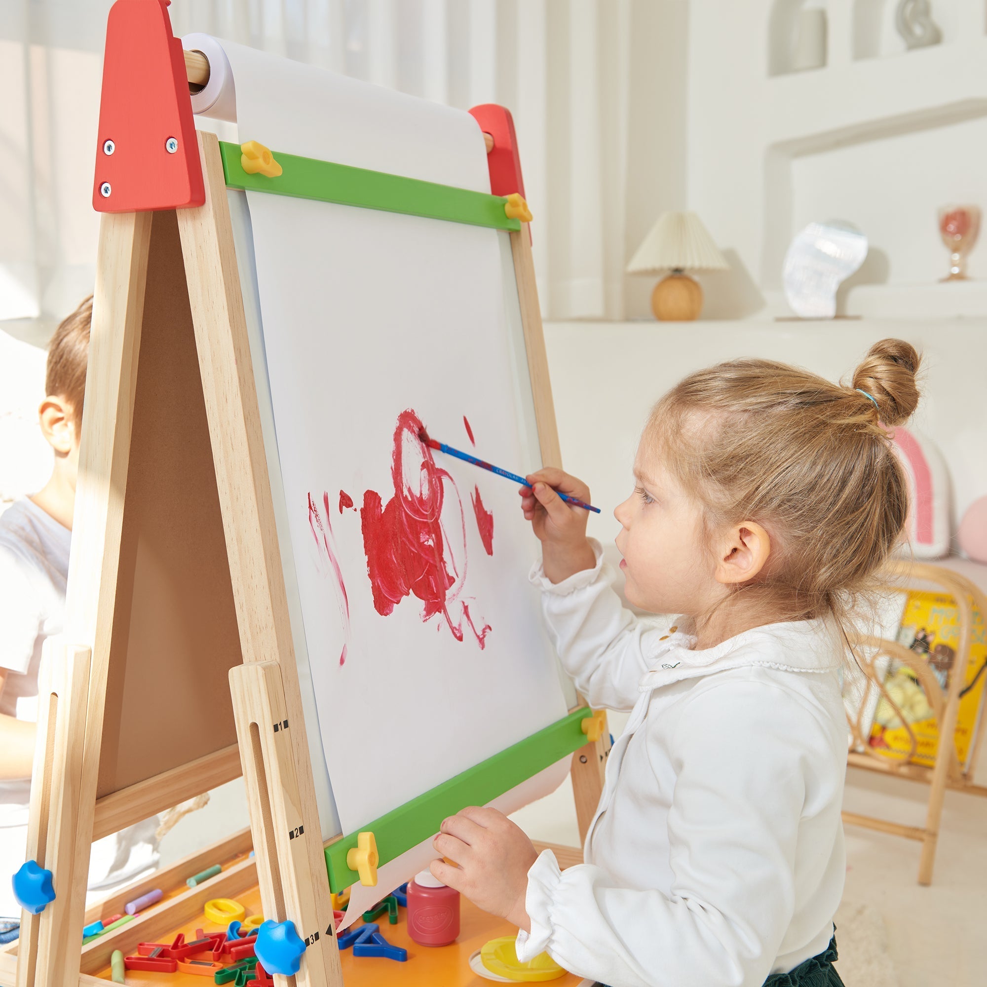 Tiny Land® 3-in-1 Art Easel & Paper Roll Set - Paranoid Ranch