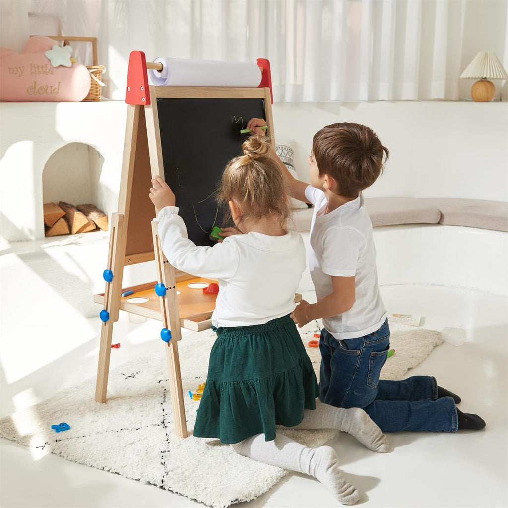 Tiny Land® 3-in-1 Art Easel & Paper Roll Set - Paranoid Ranch
