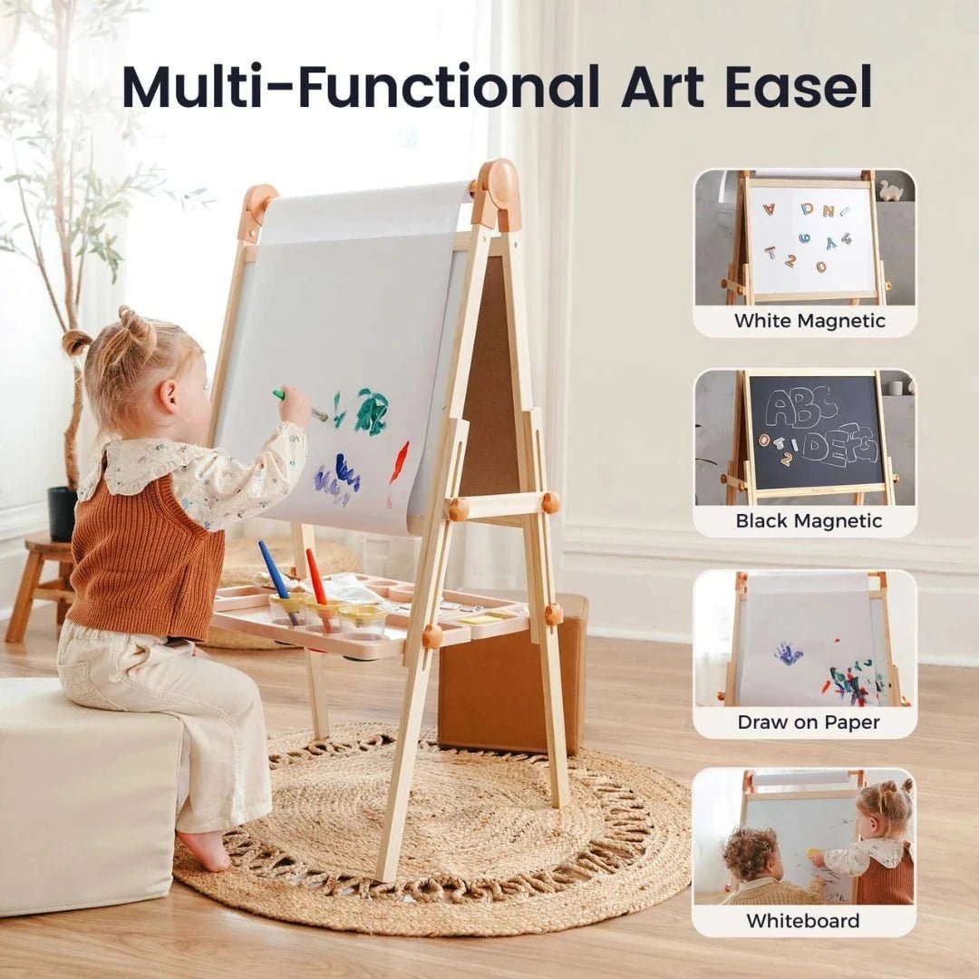 Tiny Land® Caramel Magnitales Easel for Kids - Paranoid Ranch
