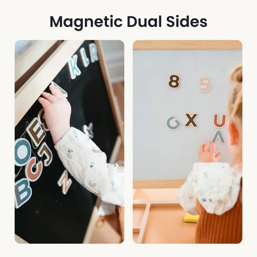 Tiny Land® Caramel Magnitales Easel for Kids - Paranoid Ranch
