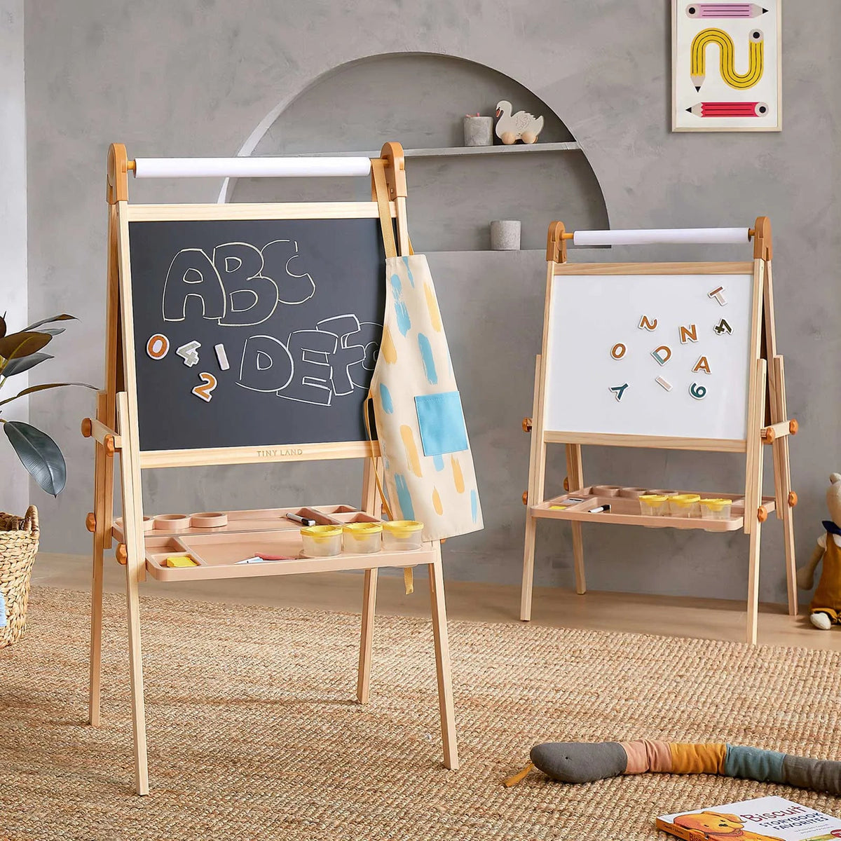 Tiny Land® Caramel Magnitales Easel for Kids - Paranoid Ranch