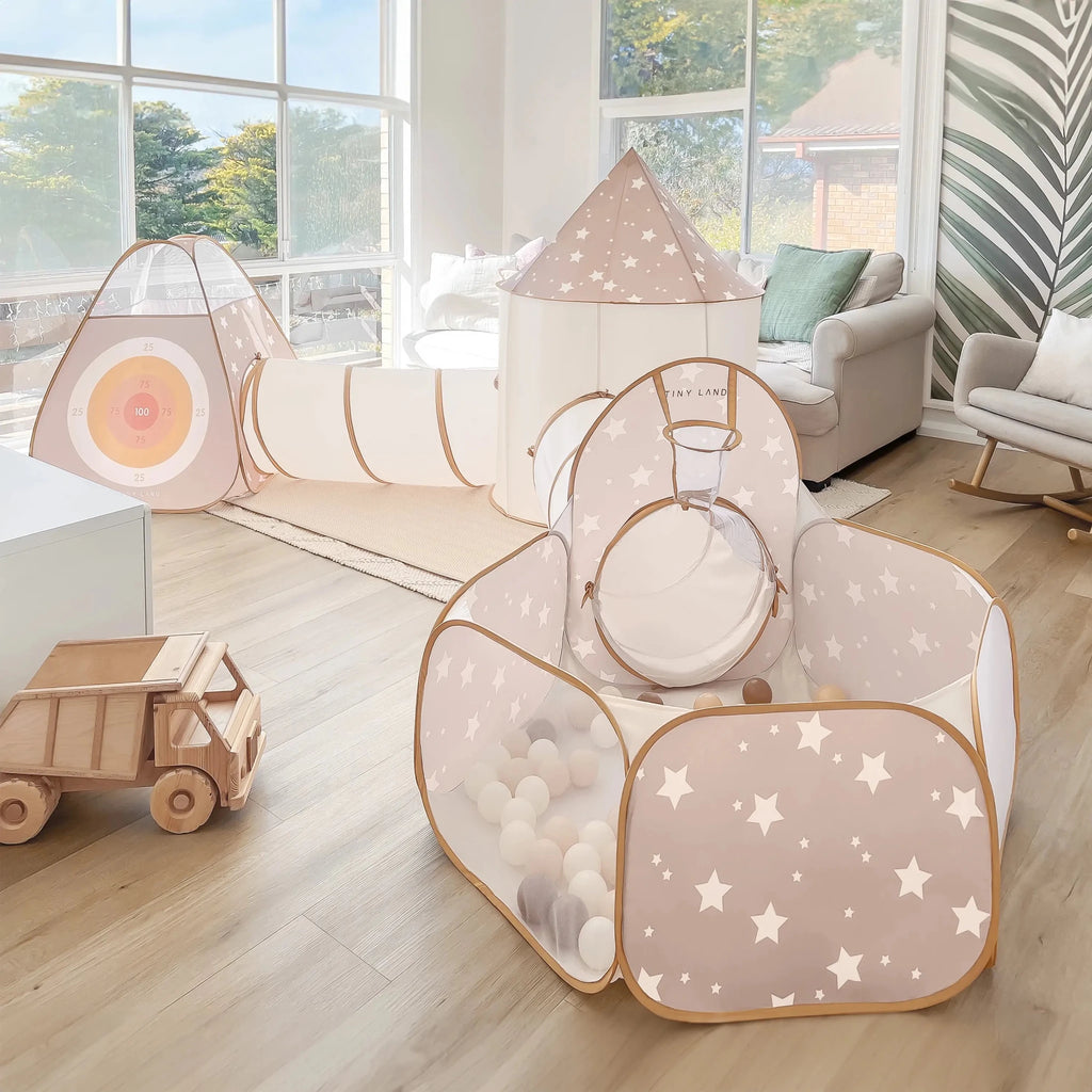 Tiny Land® Discovery 5-in-1 Play Tunnel With no Balls - Paranoid Ranch