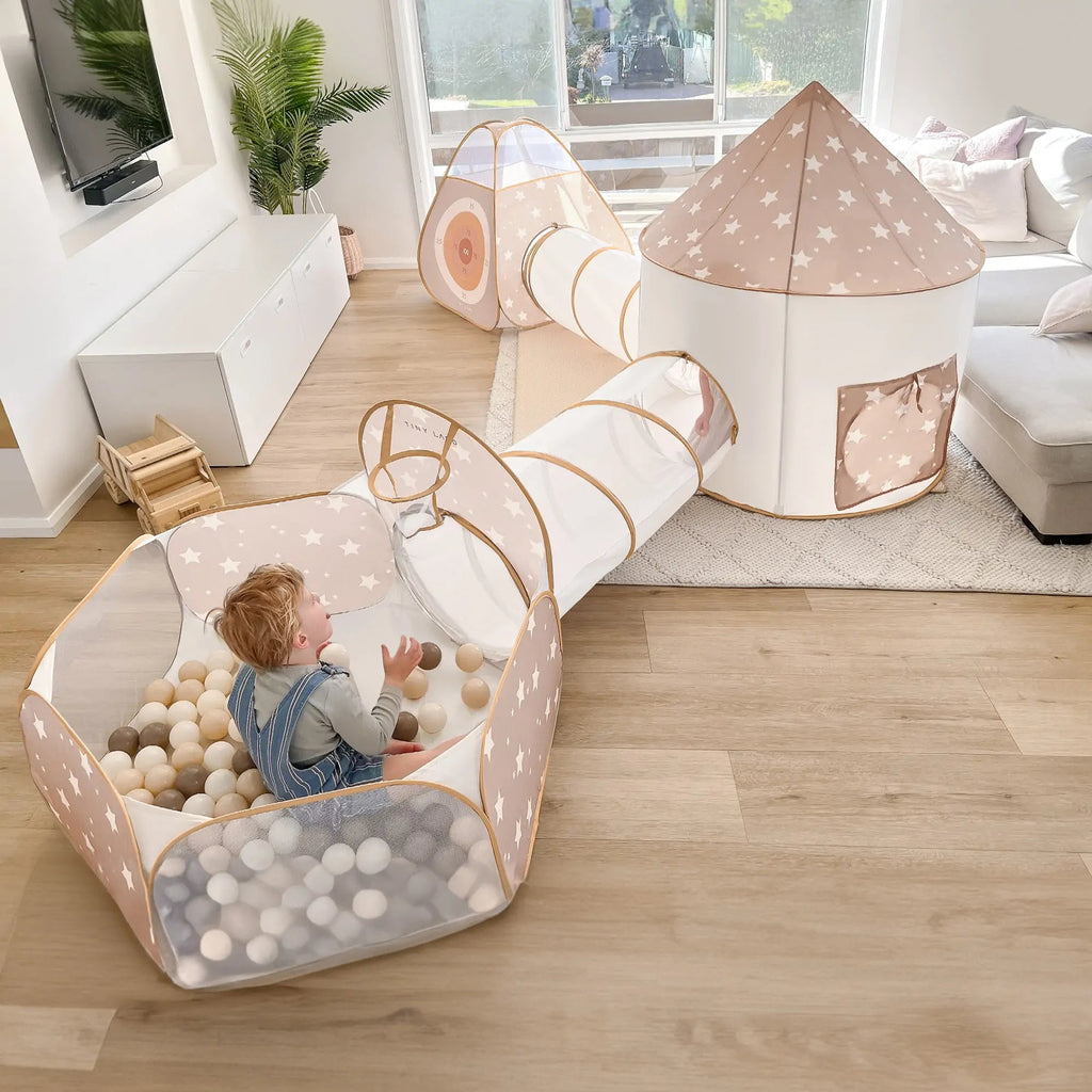 Tiny Land® Discovery 5-in-1 Play Tunnel With no Balls - Paranoid Ranch