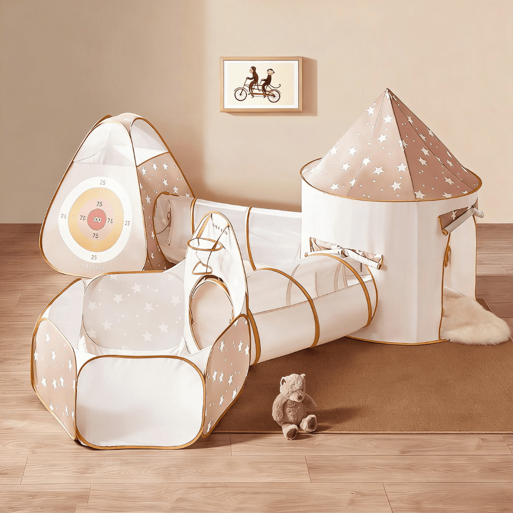 Tiny Land® Discovery 5-in-1 Play Tunnel With no Balls - Paranoid Ranch