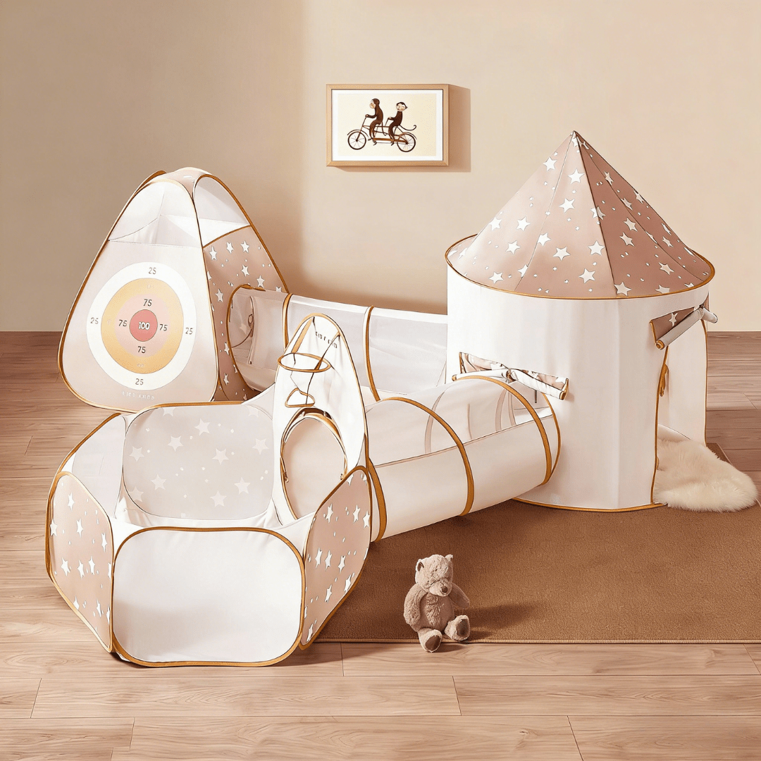 Tiny Land® Discovery 5-in-1 Play Tunnel With no Balls - Paranoid Ranch