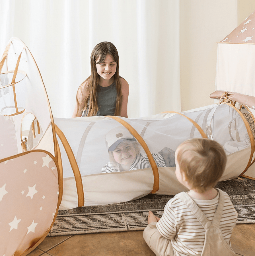 Tiny Land® Discovery 5-in-1 Play Tunnel With no Balls - Paranoid Ranch