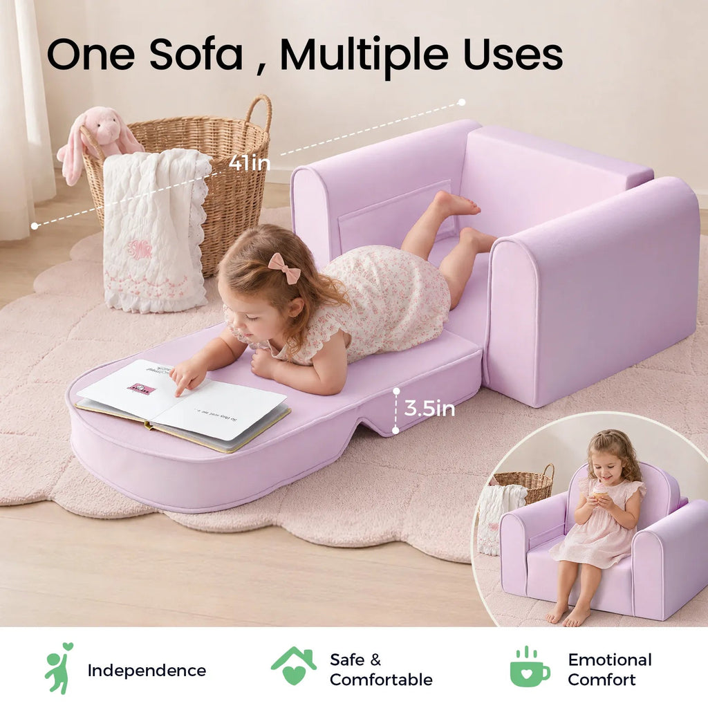 Tiny Land® GentleSnug Kids Sofa Chair - Paranoid Ranch