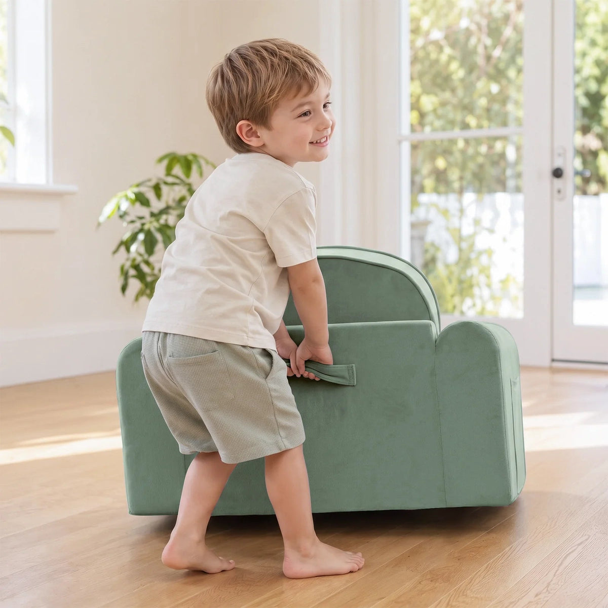 Tiny Land® GentleSnug Kids Sofa Chair - Paranoid Ranch