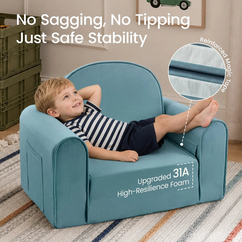 Tiny Land® GentleSnug Kids Sofa Chair - Paranoid Ranch