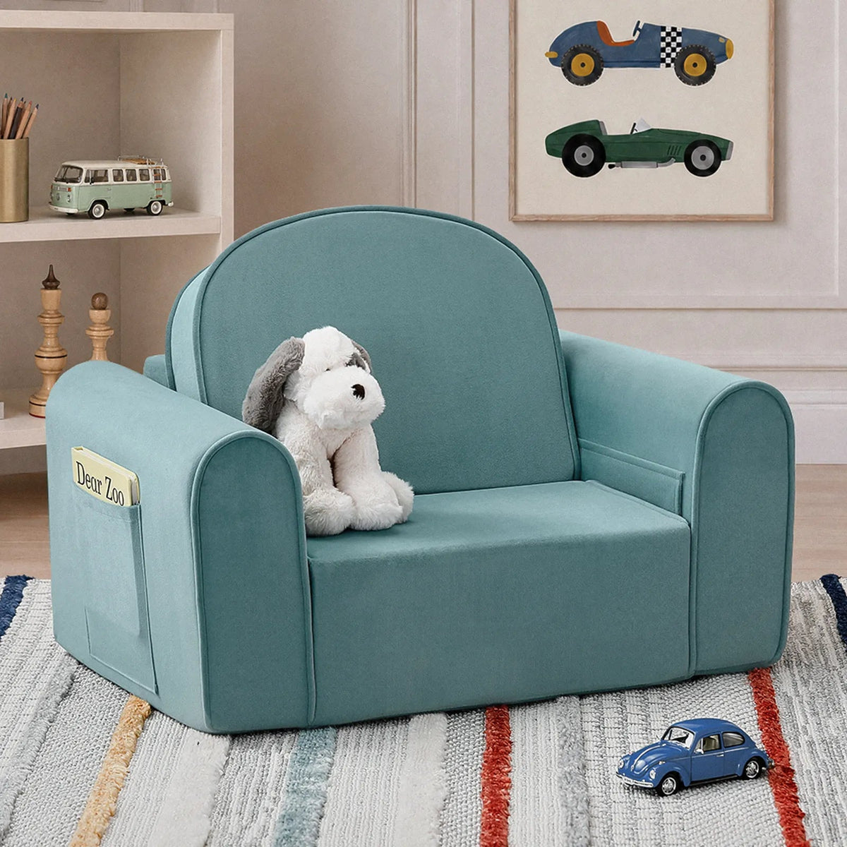 Tiny Land® GentleSnug Kids Sofa Chair - Paranoid Ranch