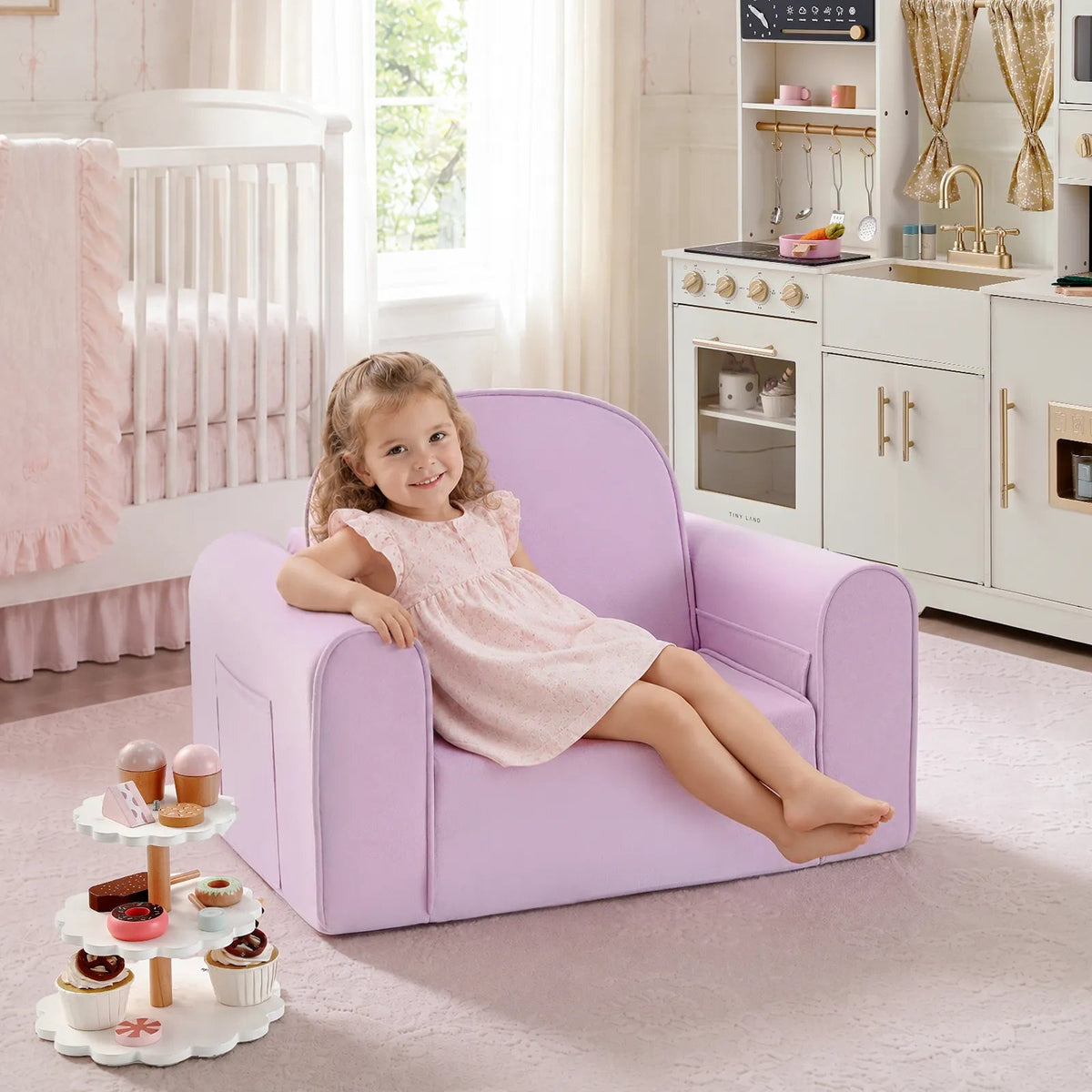 Tiny Land® GentleSnug Kids Sofa Chair - Paranoid Ranch