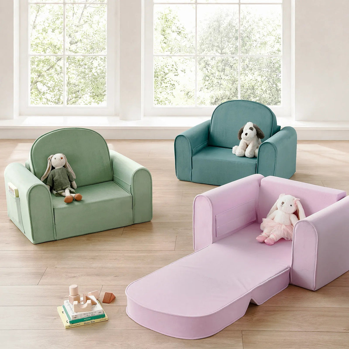 Tiny Land® GentleSnug Kids Sofa Chair - Paranoid Ranch