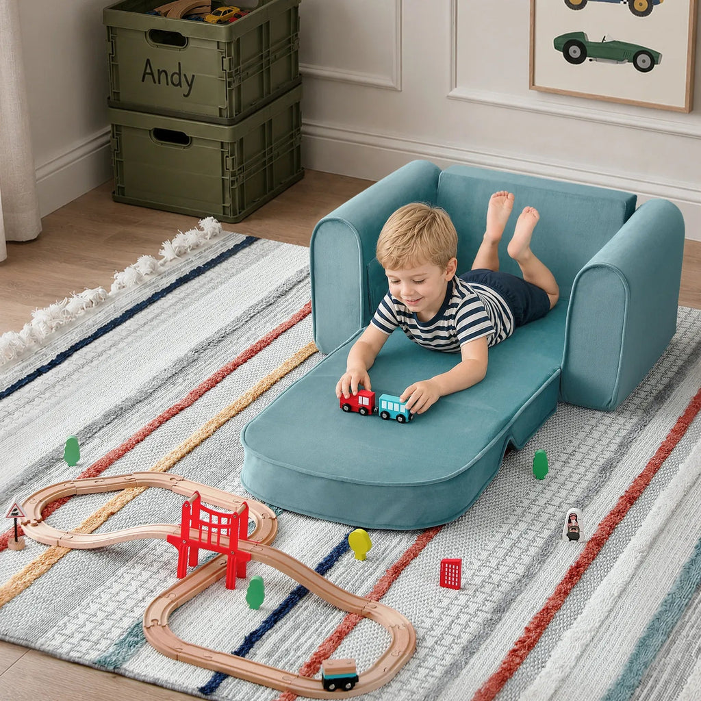 Tiny Land® GentleSnug Kids Sofa Chair - Paranoid Ranch