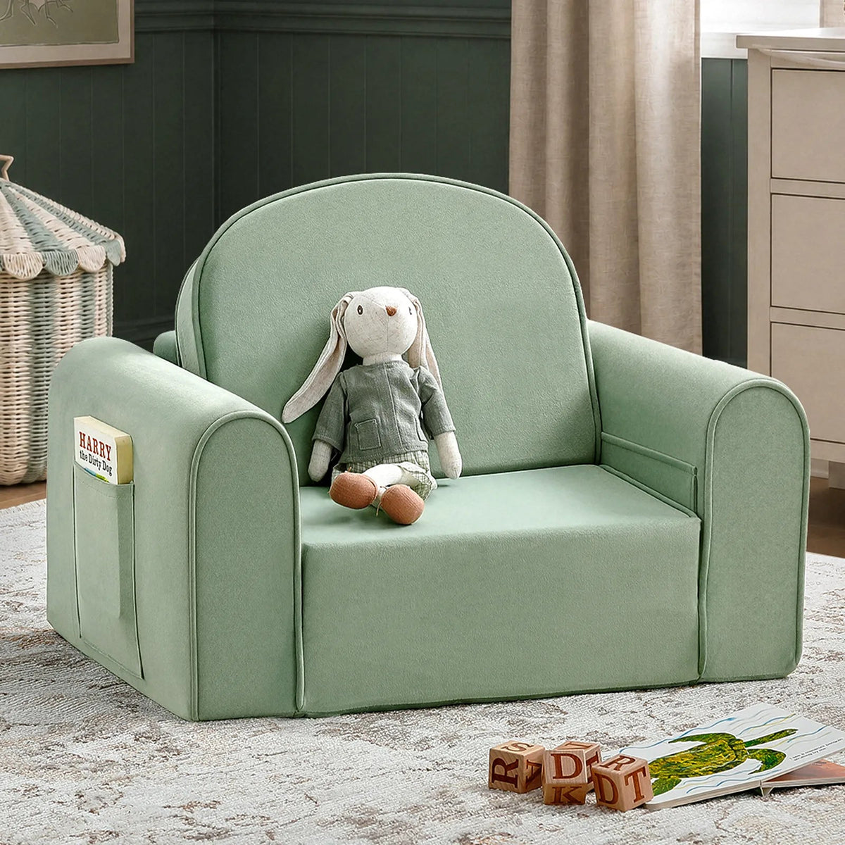 Tiny Land® GentleSnug Kids Sofa Chair - Paranoid Ranch