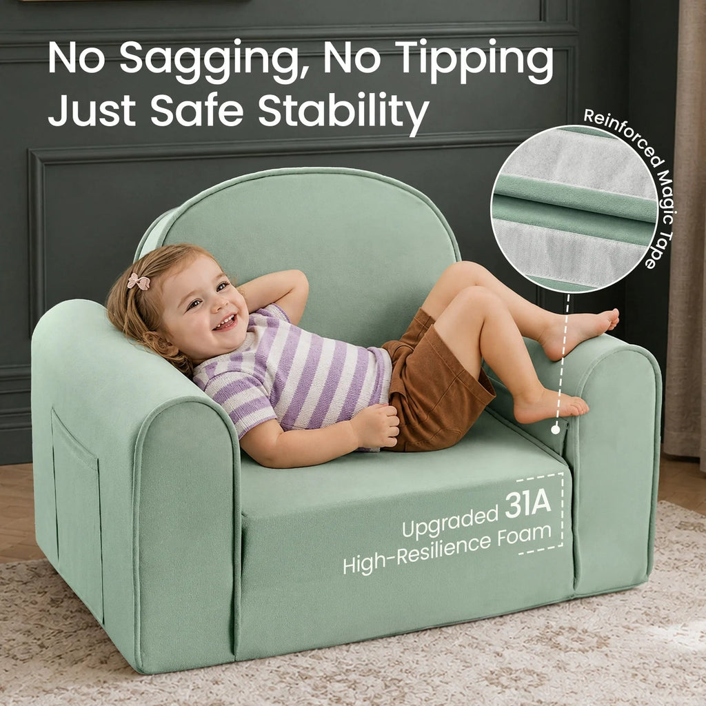 Tiny Land® GentleSnug Kids Sofa Chair - Paranoid Ranch
